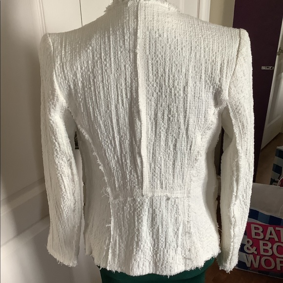 Black Tape Winter White Open Blazer - Picture 3 of 4